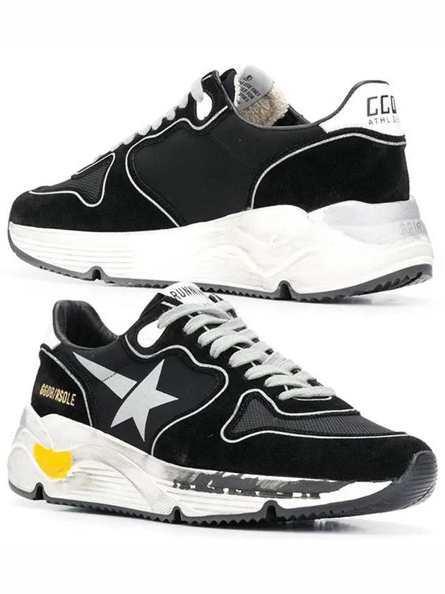 Vintage Running Oversole Low Top Sneakers Black - GOLDEN GOOSE - BALAAN 2