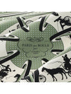 Paris Qui Roule Silk Scarf Versoju - HERMES - BALAAN 4