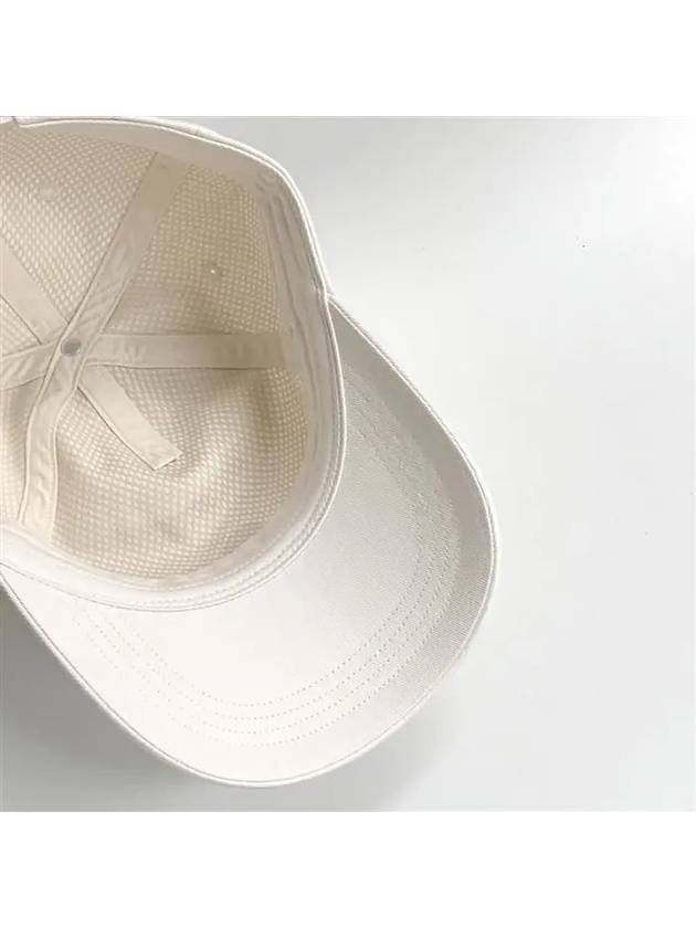 Logo Patch Ball Cap White - MONCLER - BALAAN 6