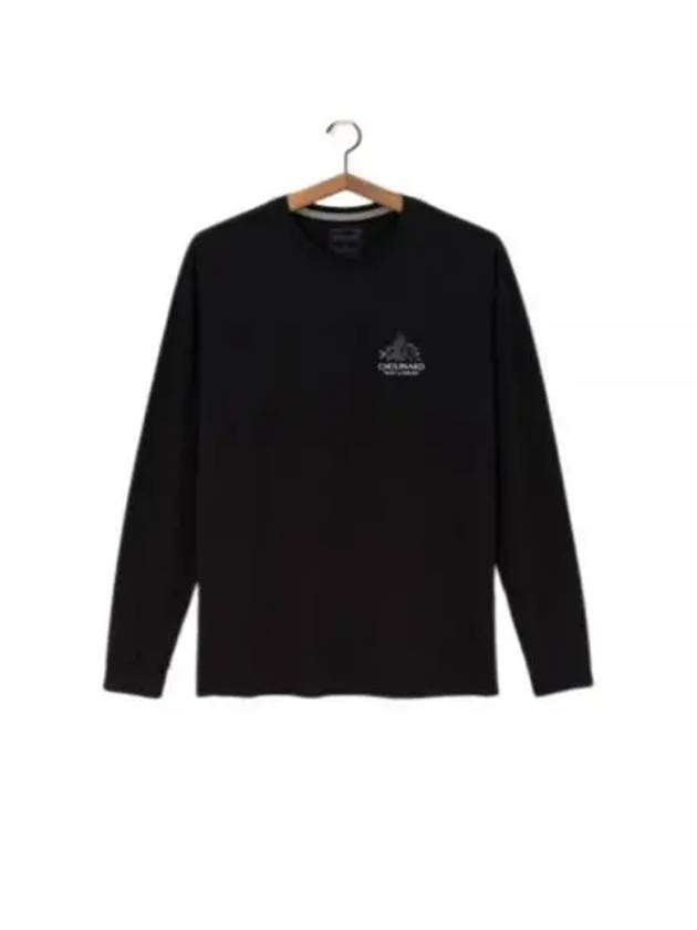 Men's Chouinard Crest Responsibili Long Sleeve T-Shirt Black - PATAGONIA - BALAAN 2