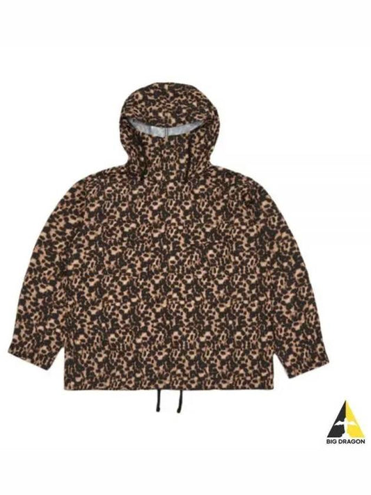 Atlantic Parka BlackBrown Polyester Leopard Print MP195 DZ081 - ENGINEERED GARMENTS - BALAAN 1