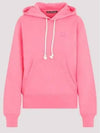 Face Logo Patch Hoodie Bright Pink - ACNE STUDIOS - BALAAN 2