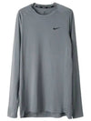 Pro Tight Long Sleeve T-Shirt Grey - NIKE - BALAAN 2