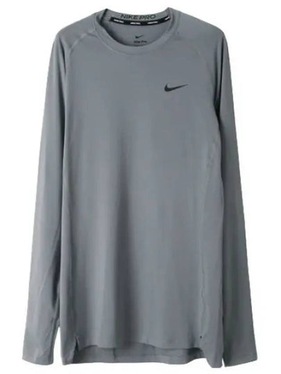 Pro Tight Long Sleeve T-Shirt Grey - NIKE - BALAAN 2