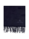 Grande Unita Cashmere Scarf Navy - LORO PIANA - BALAAN 3