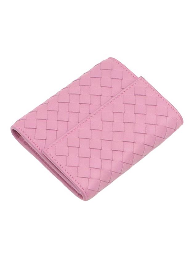 Pink Intrecciato VN 3 fold folder wallet - BOTTEGA VENETA - BALAAN 5