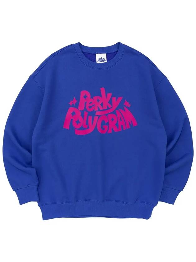 PERKY POLY SWEATSHIRTS BLUE - POLYGRAM - BALAAN 3