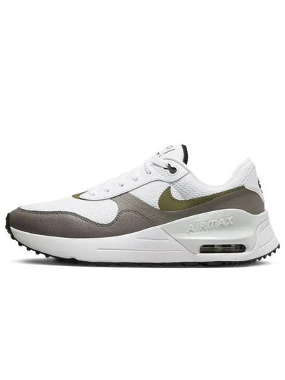 Air Max Systm Low Top Sneakers Olive White - NIKE - BALAAN 2