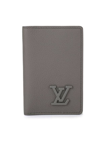 Aerogram Pocket Organizer Khaki - LOUIS VUITTON - BALAAN 1