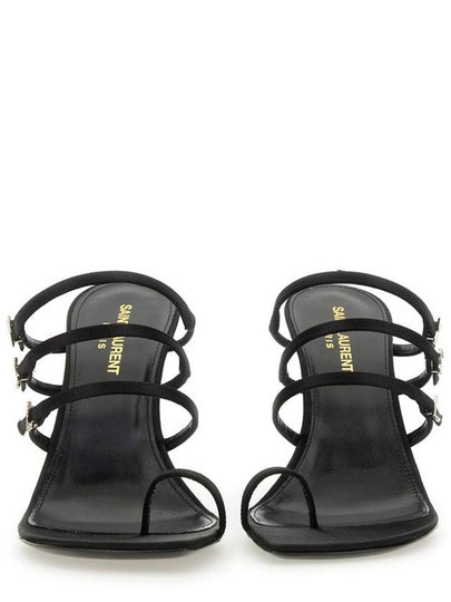 Sandals 7752149QNAG1000 BLACK - SAINT LAURENT - BALAAN 2