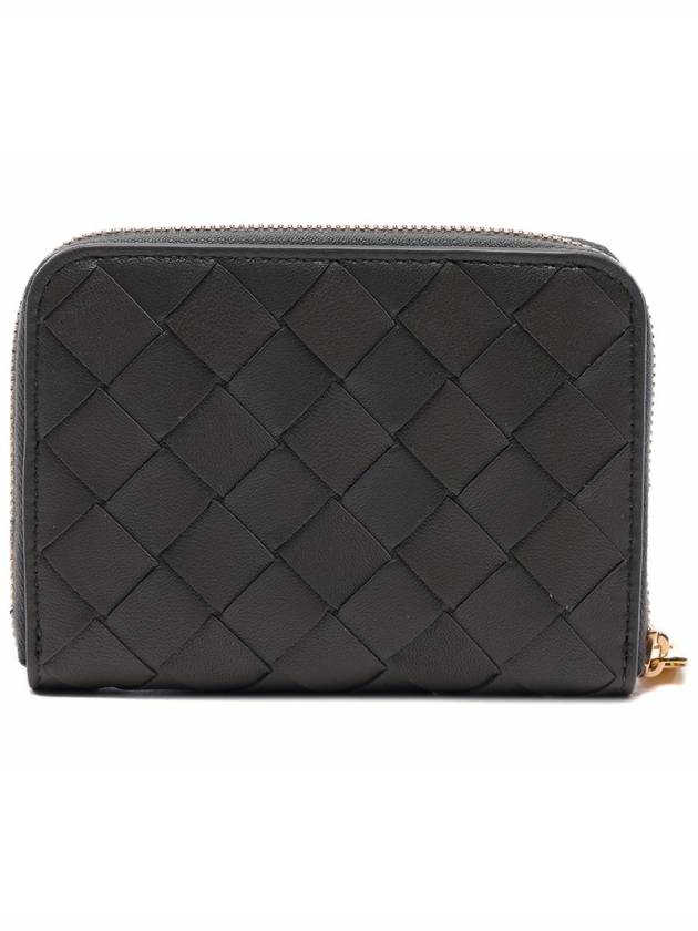 Intrecciato Zipped Coin Wallet Dark Green - BOTTEGA VENETA - BALAAN 5