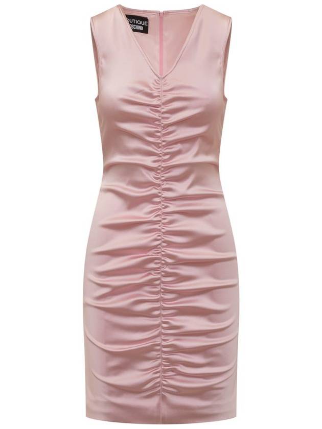 Boutique Midi Dress 04011123 0223 PINK - MOSCHINO - BALAAN 2