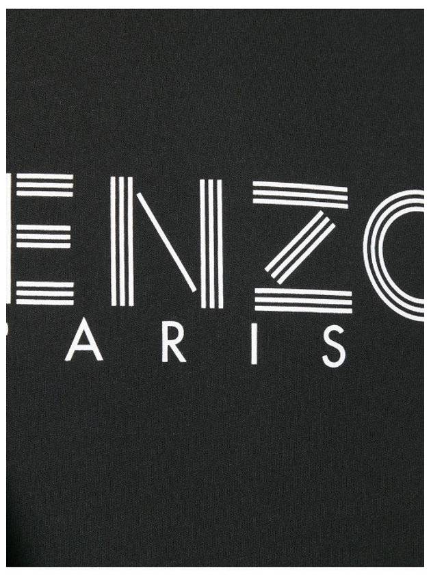 Kenjo Logo Black Cotton TShirt F005TS0924SG - KENZO - BALAAN 3