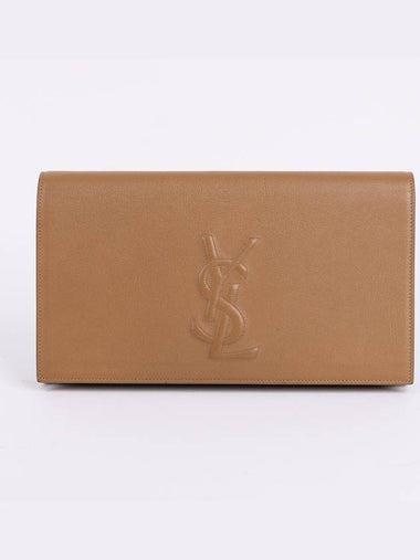 YSL Bel de Jour Brown Clutch Bag 361120 - SAINT LAURENT - BALAAN 1