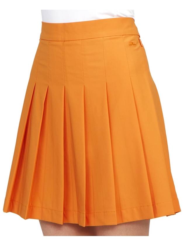 Women's Adina Golf Skirt Orange - J.LINDEBERG - BALAAN 9