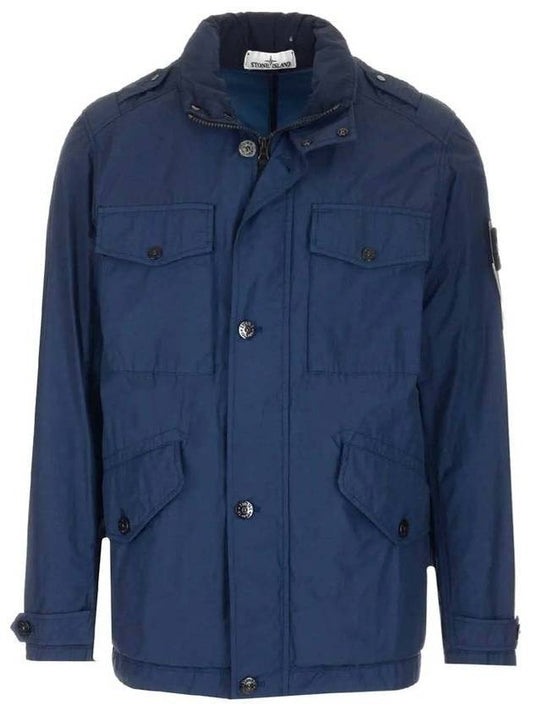 Pocket Naslan Jacket Navy - STONE ISLAND - BALAAN.