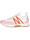 Women's Pacey Nylon Suede Leather Low Top Sneakers Pink - MONCLER - BALAAN 4