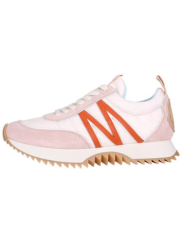 Women's Pacey Nylon Suede Leather Low Top Sneakers Pink - MONCLER - BALAAN 4