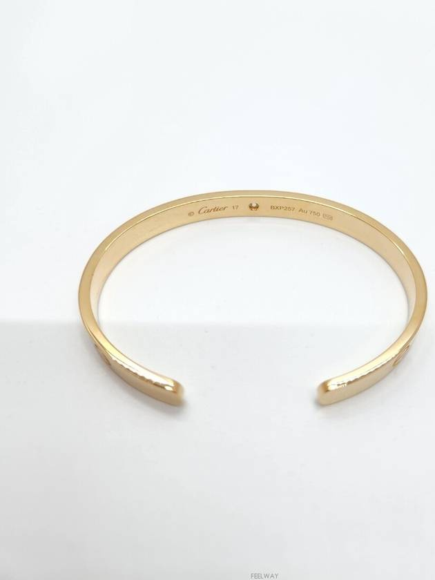 Daol Sangin Store Love Bangle Short Bracelet 1P Yellow Gold 17 Condition A - CARTIER - BALAAN 9