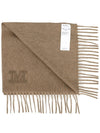 Women's Wsdalia Fringe Cashmere Muffler Hazelnut Brown - MAX MARA - BALAAN 5