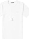 Studios Men's Nash Face Crewneck Short Sleeve T-Shirt White - ACNE STUDIOS - BALAAN 2