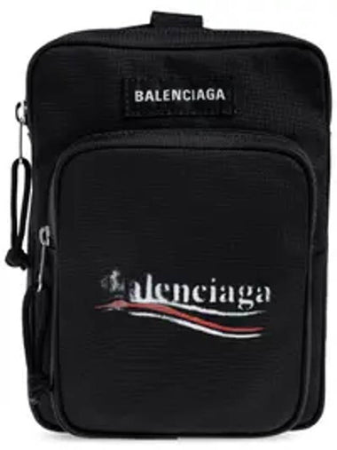 Explorer Crossbody Messenger Bag Black - BALENCIAGA - BALAAN 1