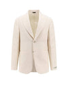 Motif Blazer Jacket Light Beige - FENDI - BALAAN 1