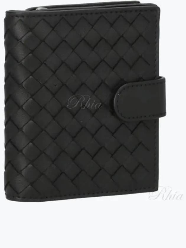 Intrecciato Half Wallet Black - BOTTEGA VENETA - BALAAN 2