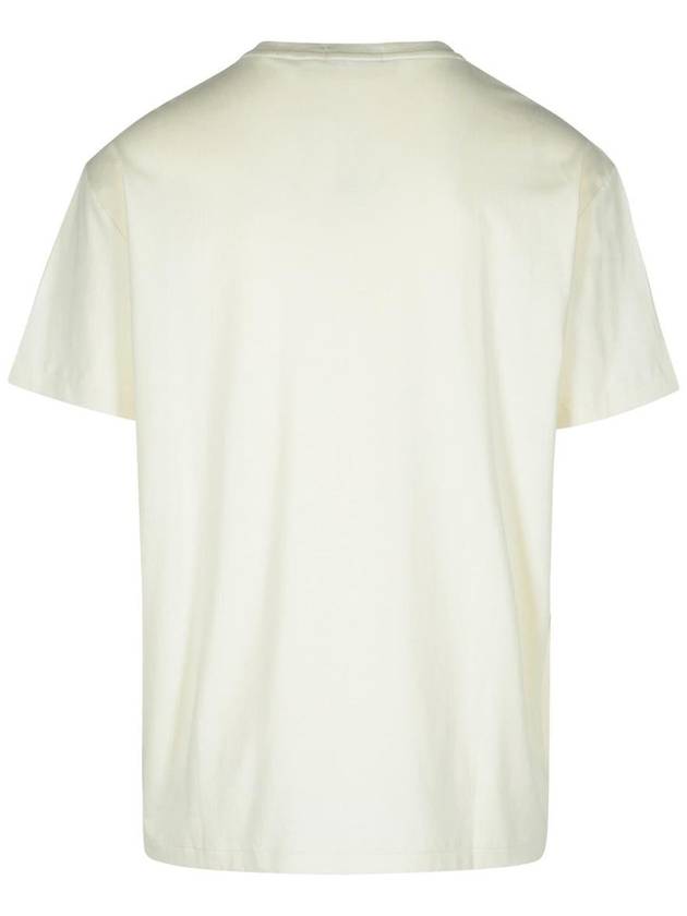 Polo Ralph Lauren Cream Cotton T-Shirt - POLO RALPH LAUREN - BALAAN 3