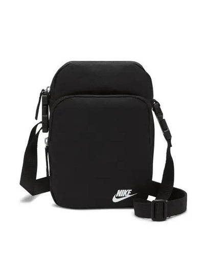 Heritage Logo Cross Bag Black - NIKE - BALAAN 2