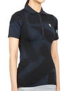 Women's Golf Logo Short Sleeve PK Shirt Navy - HYDROGEN - BALAAN 4