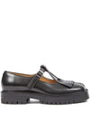 Tabi County Leather Mary Jane Loafer Black - MAISON MARGIELA - BALAAN 1