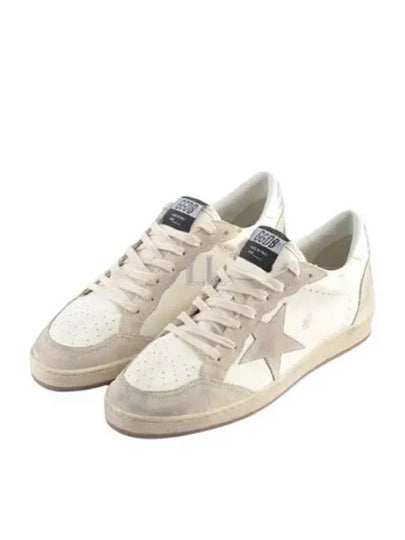 Ball Star Low Top Sneakers Grey White - GOLDEN GOOSE - BALAAN 2