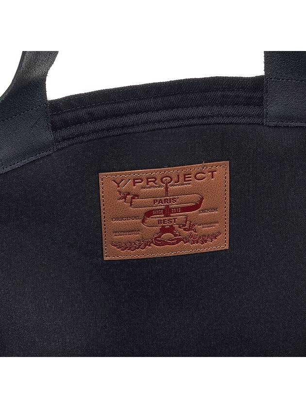 Y Project Logo embroidery tote bag TOTEBAG5S24 BLACK - Y/PROJECT - BALAAN 9