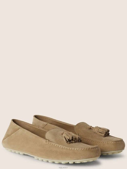 Dot Sole Suede Loafers Cashew Butter - LORO PIANA - BALAAN 2