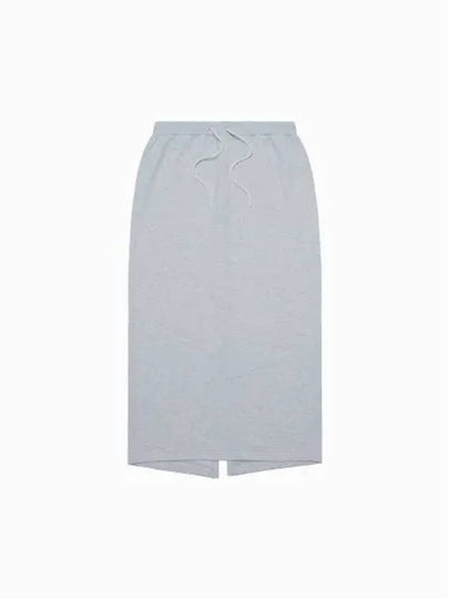 Wordmark Knit Long H Line Skirt Light Retro Grey Heather - CONVERSE - BALAAN 2