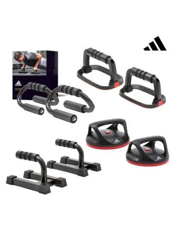 adidas FITNESS box damage performance premium swivel push up bar 1 set ups chest exercise shoulder home gym planche - ADIDAS - BALAAN 1