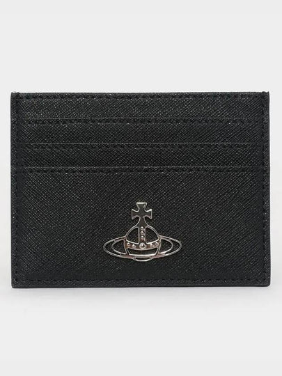 Logo Plaque Card Wallet Black - VIVIENNE WESTWOOD - BALAAN 2