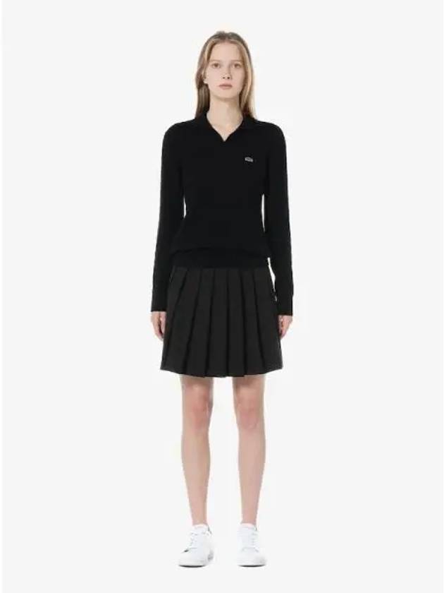 Women s mid length pleated skirt JF408E 54N 031 Domestic product GQ2N24073051816 - LACOSTE - BALAAN 1