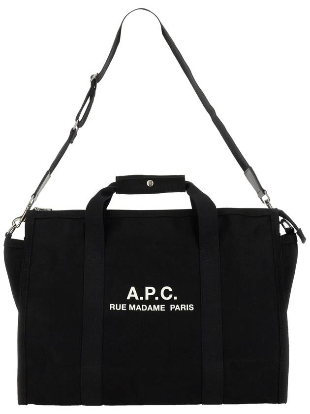 Recuperation Gym Cotton Tote Bag Black - A.P.C. - BALAAN 7