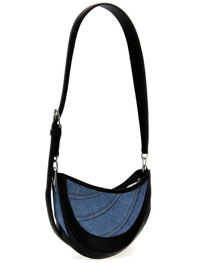 Mugler 'Small Denim Spiral Curve 01' Shoulder Bag - MUGLER - BALAAN 2