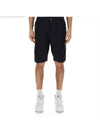 Light Stretch Cotton Bermuda Regular Fit Shorts Navy - STONE ISLAND - BALAAN 2