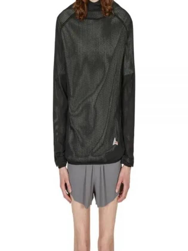 Mesh Hoodie RBMW087FA64BLK0001 Mesh Hoodie - ROA - BALAAN 1