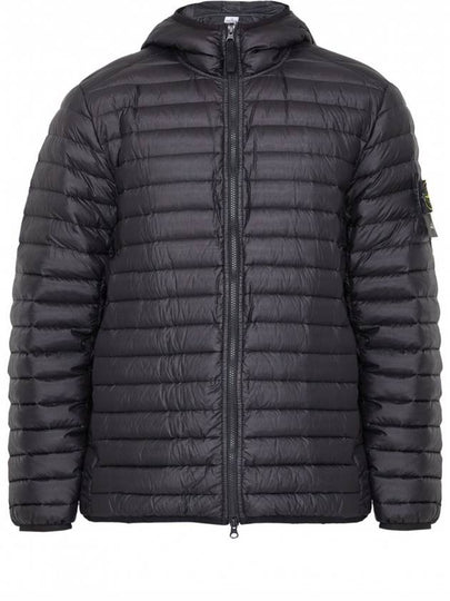 Loom Woven Chambers R-Nylon Down-TC Packable Jacket Black - STONE ISLAND - BALAAN 2