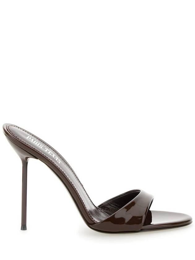 Lidia Mules Heels Brown - PARIS TEXAS - BALAAN 2