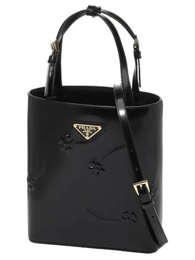 flower handbag women tote bag - PRADA - BALAAN 1