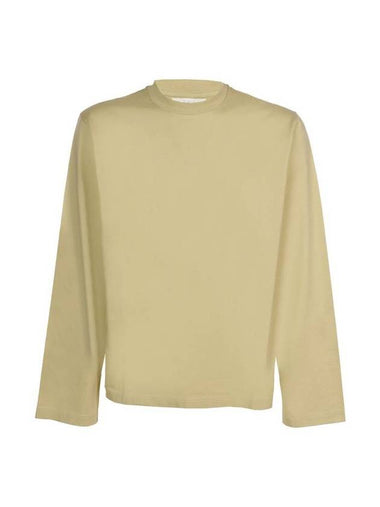 Round Neck Long Sleeve T-Shirt Green - ACNE STUDIOS - BALAAN 1