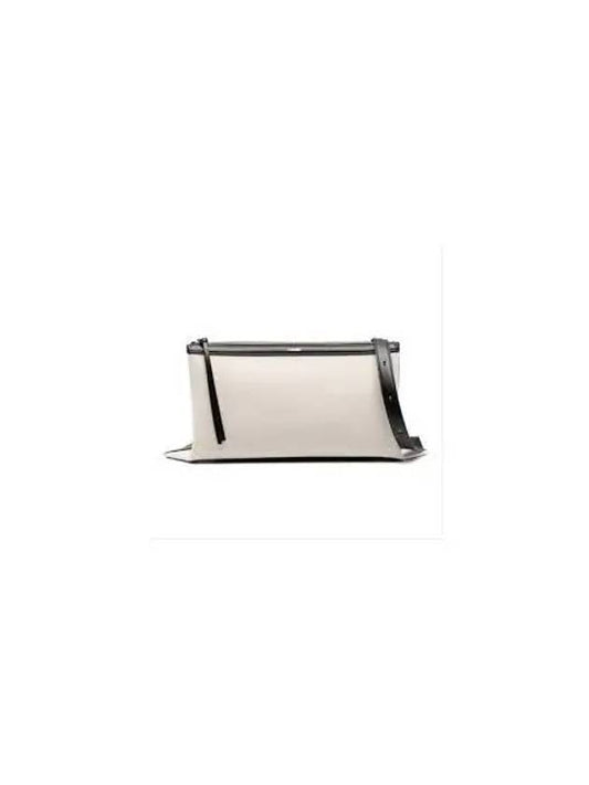 Empire Medium Square Cotton Shoulder Bag Ivory - JIL SANDER - BALAAN 2