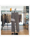 4-bar Mesh Ripstop Track Pants Grey - THOM BROWNE - BALAAN 8