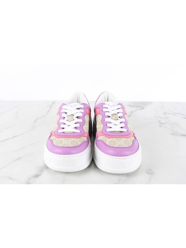 GG emboss sneakers purple 36 5 235 - GUCCI - BALAAN 3